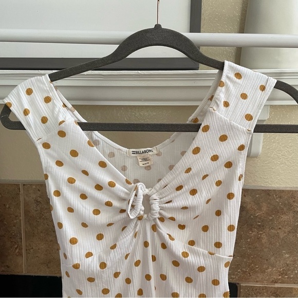 Billabong Polka Dot Cap sleeve Bodysuit - Picture 3 of 3